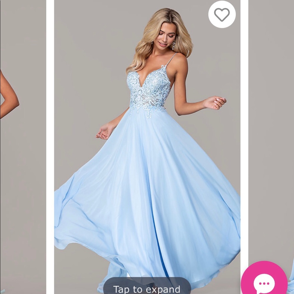 Baby Blue Prom Dress
